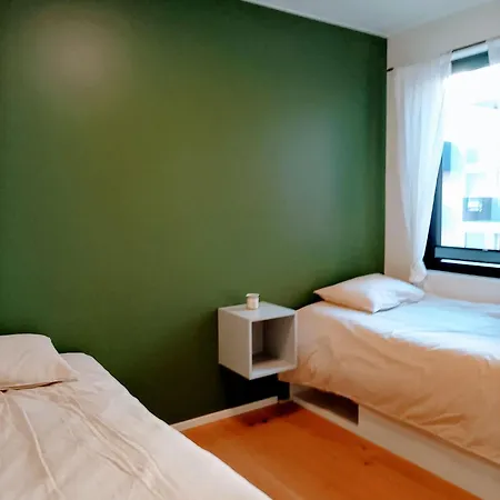ホームステイ Seaview 2 Single Beds Luxury Station-